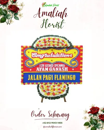 Bunga Papan Congratulation di Pekandangan